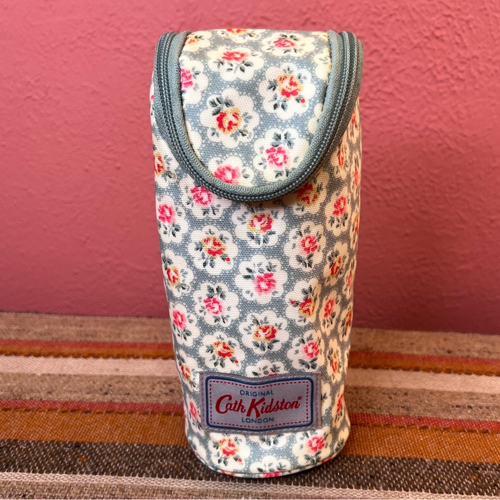 CATH KIDSTON Vintage Floral Zip Top Insulated Bottle Carrier